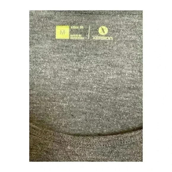 Xersion Women's Gray Tunic with Black Netting at Shoulders SIZE-MEDIUM - Picture 2 of 6